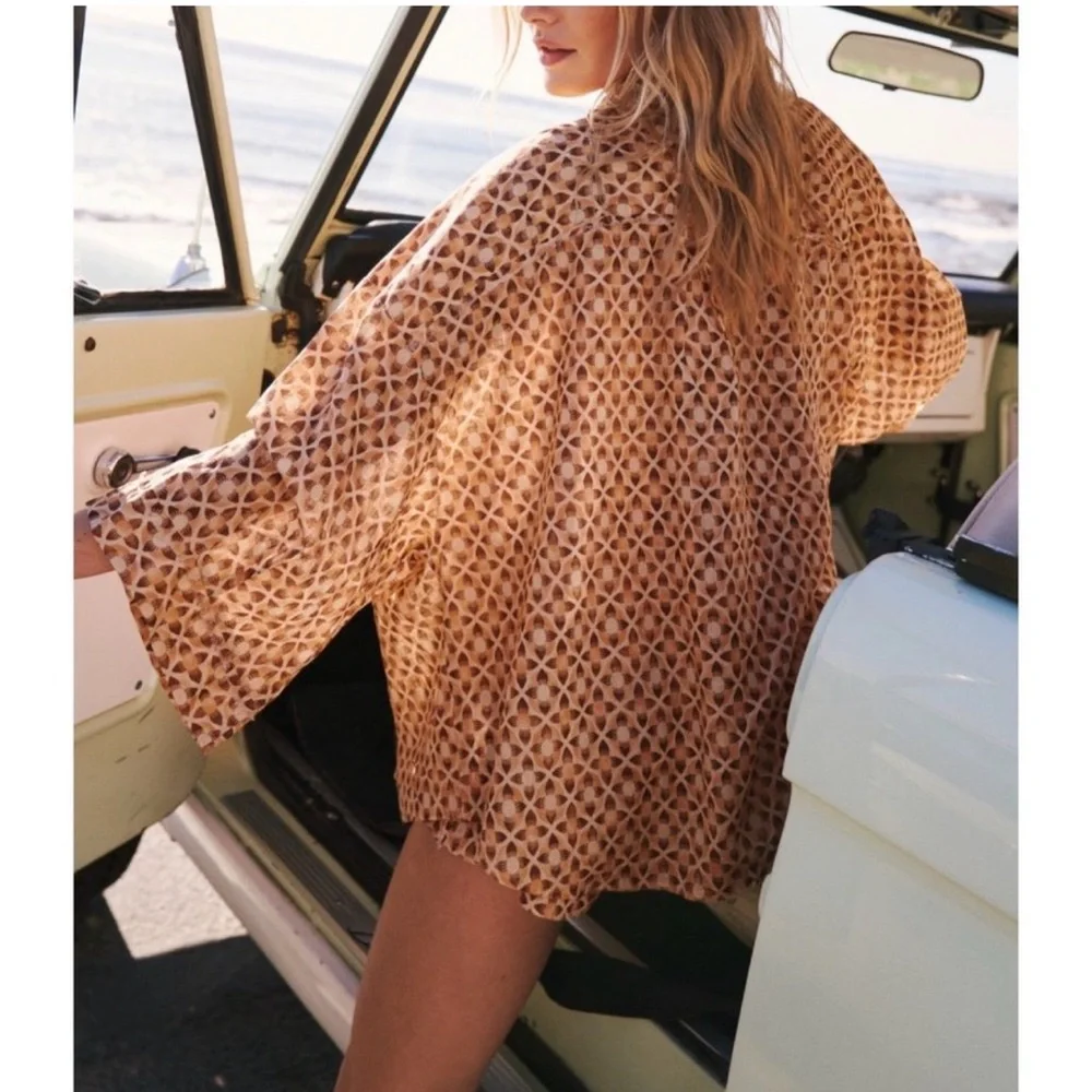 Patterned Swim Cover-Up Set - Picture 2 of 7